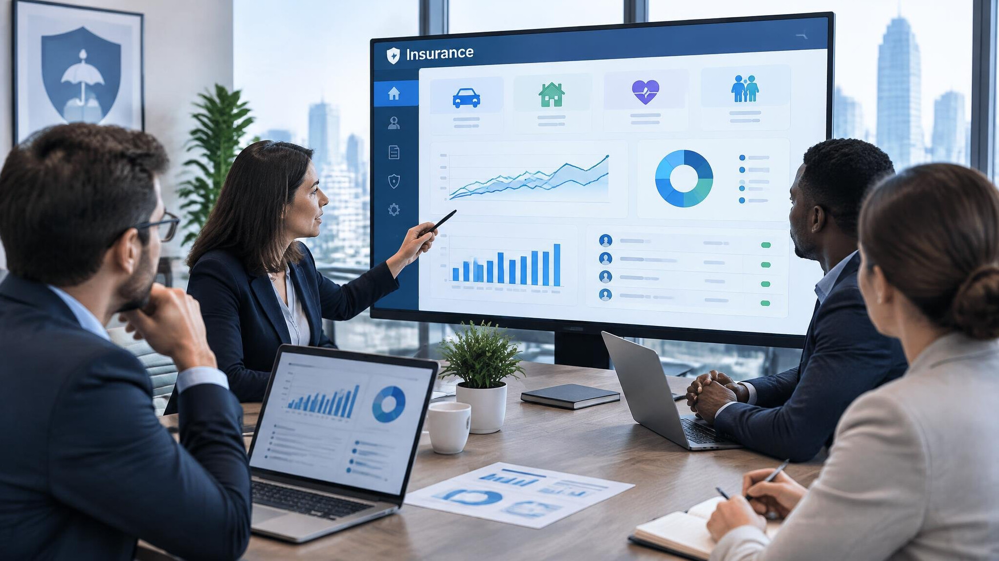 insurance software interface