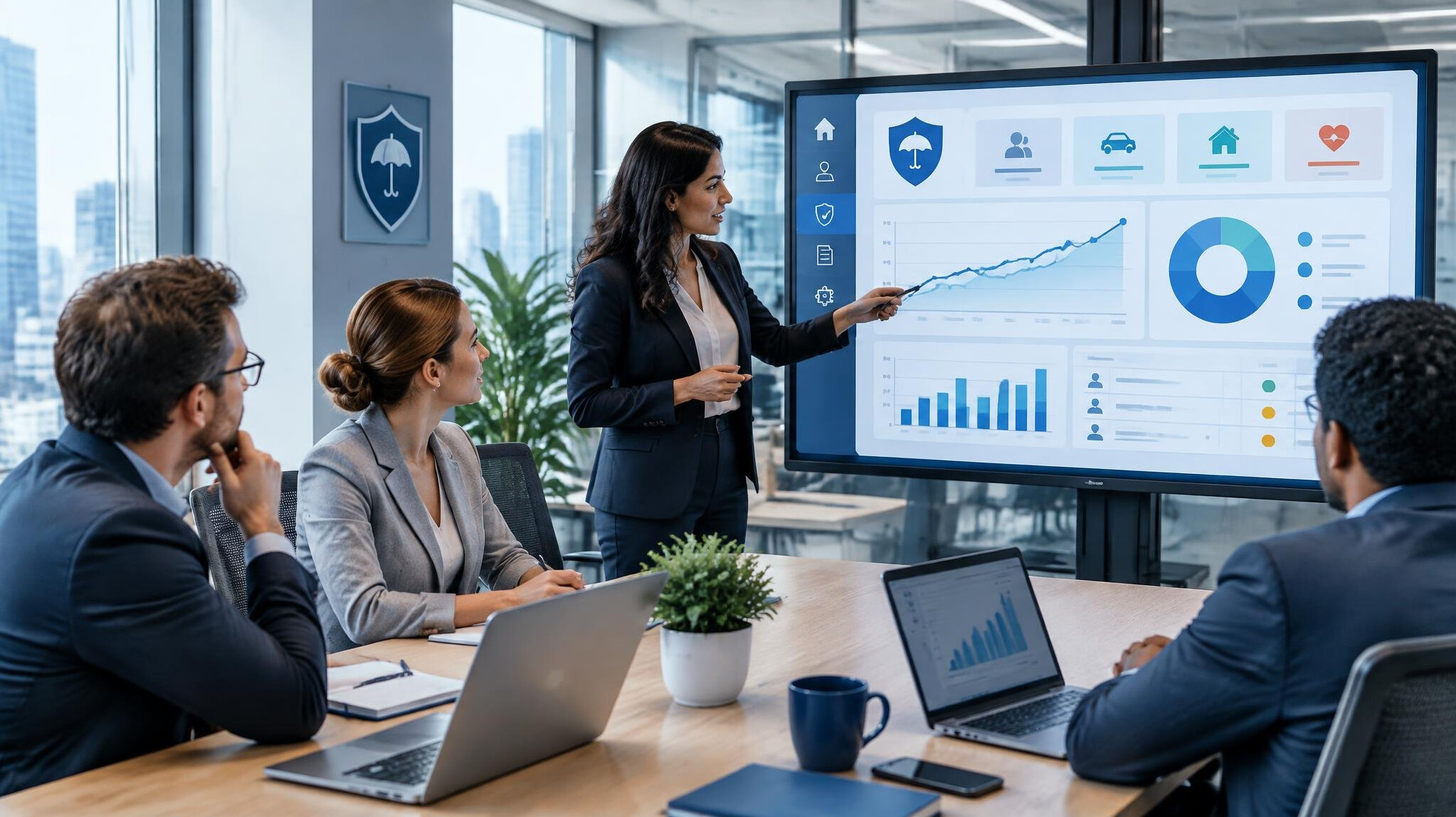 insurance software dashboard