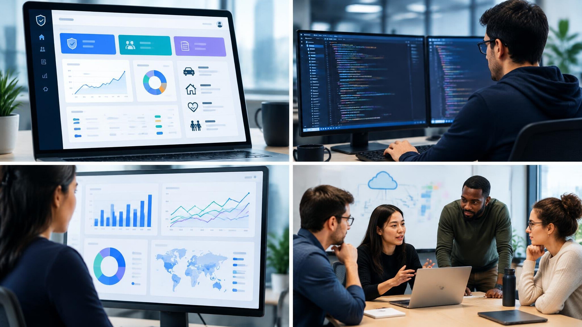 insurance software dashboard